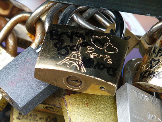 Our lock. Photo by Joan Hutchinson