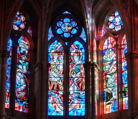 Windows in the Cathedral of Trier